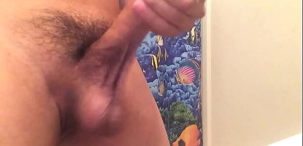  Showing off my big cock and saggy low hangers balls